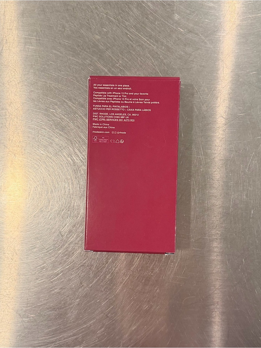rhode Lip Case in Raspberry Jelly - Picture 7 of 7